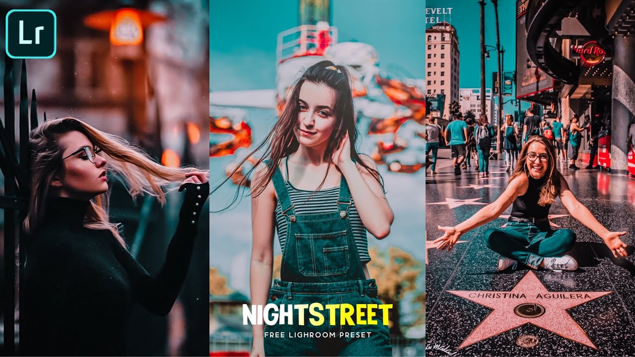 城市夜景街拍人像摄影照片Lr调色教程，Lightroom+Ps预设手机滤镜下载！ — Lr资源网