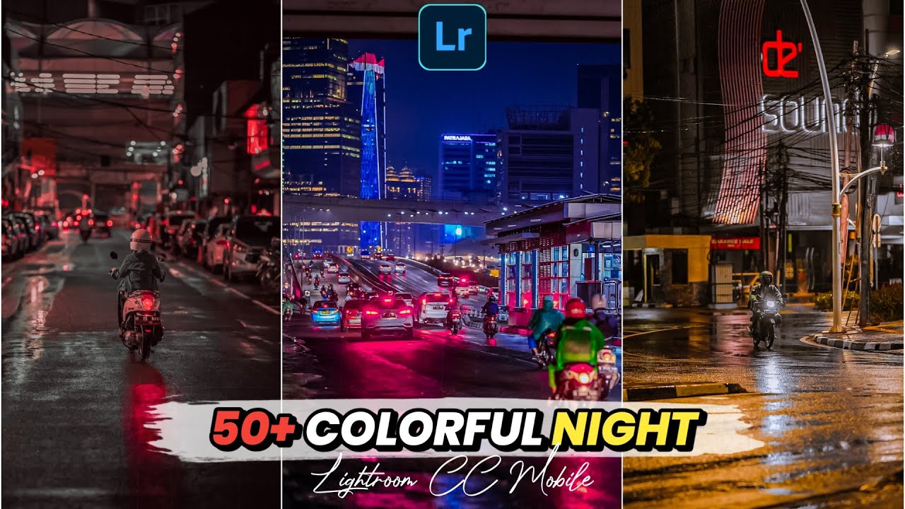 50款漂亮的城市夜景照片调色，LR/PS预设/手机滤镜下载！ — Lr资源网